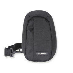 Sac bandoulière Lizard - Poche centrale - Bandoulière ajustable - Dimensions : 16,5 x 24 x 9 cm - Noir