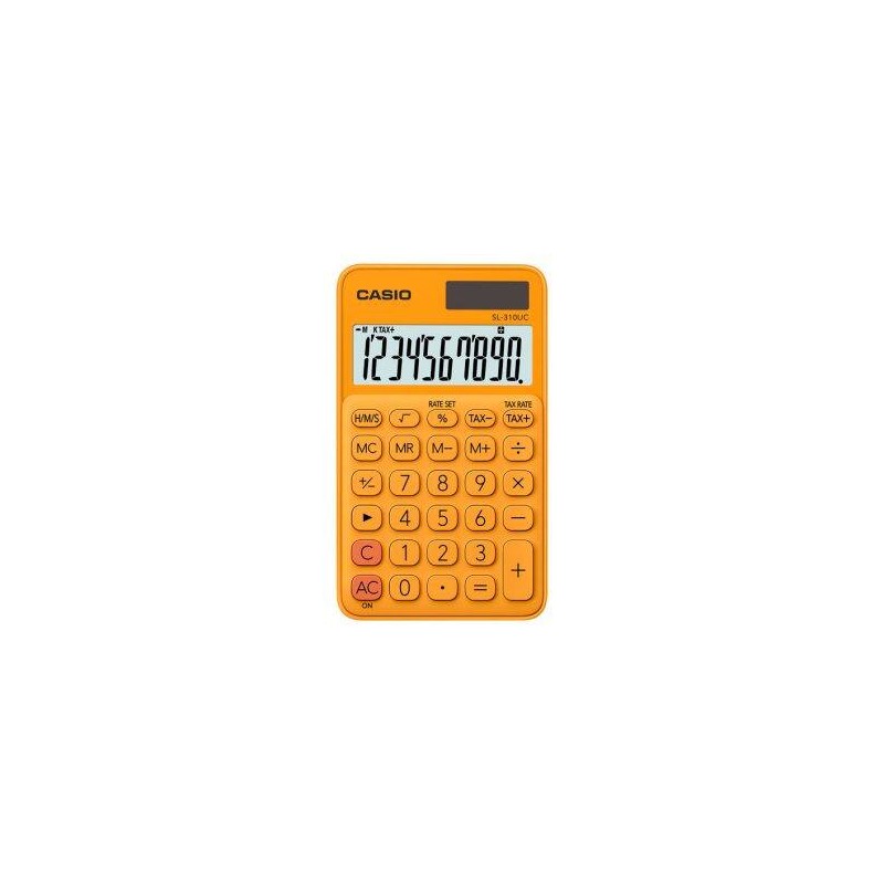 Calculatrice de poche Casio SL-310UC orange 10 chiffres