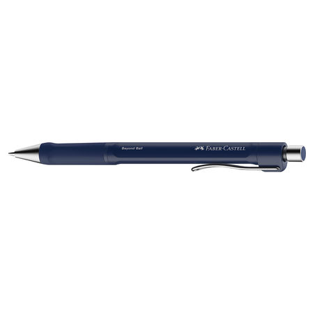 Faber-Castell Beyond Ball Expositor con 24 Boligrafos Retractiles - Punta 1mm - Trazo de 0.5mm - Grip de Agarre - Colores Surtid