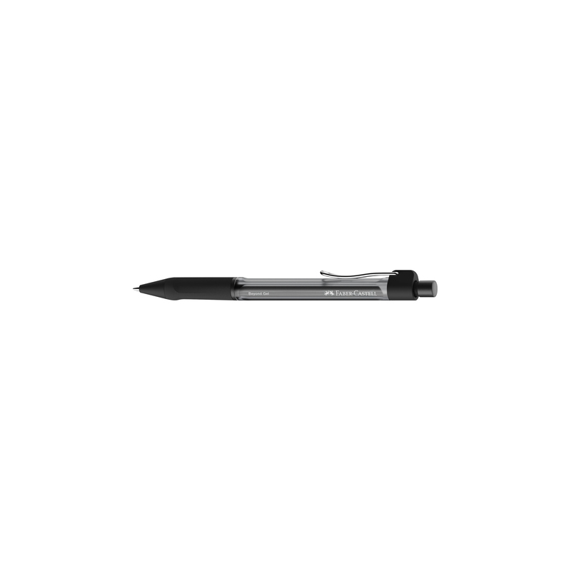 Faber-Castell Beyond Gel Boligrafo Retractil - Punta 0.7mm - Trazo de 0.4mm - Grip de Agarre - Tinta Gel Negra
