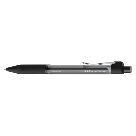 Faber-Castell Beyond Gel Boligrafo Retractil - Punta 0.7mm - Trazo de 0.4mm - Grip de Agarre - Tinta Gel Negra