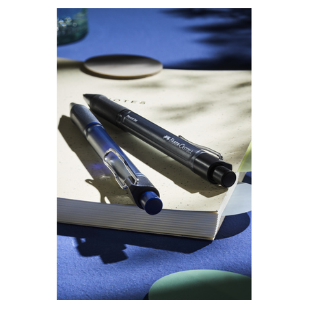 Faber-Castell Beyond Gel Boligrafo Retractil - Punta 0.7mm - Trazo de 0.4mm - Grip de Agarre - Tinta Gel Negra
