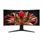 Moniteur MiniLED incurvé 21:9 TCL 34R83Q 34" - Ultra WQHD - 170 Hz - Temps de réponse 1 ms - Lumière ambiante - Vesa 100 x 100 -