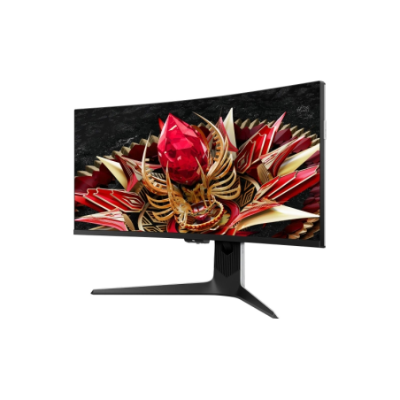 Moniteur MiniLED incurvé 21:9 TCL 34R83Q 34" - Ultra WQHD - 170 Hz - Temps de réponse 1 ms - Lumière ambiante - Vesa 100 x 100 -