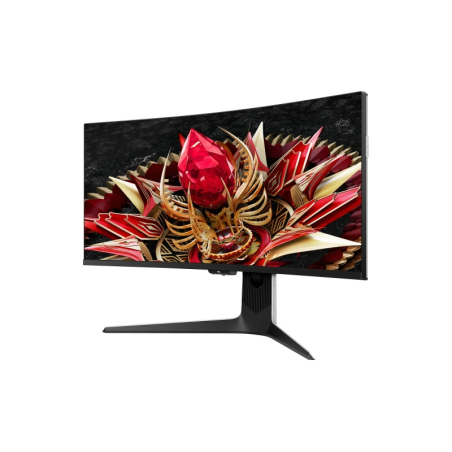 Moniteur MiniLED incurvé 21:9 TCL 34R83Q 34" - Ultra WQHD - 170 Hz - Temps de réponse 1 ms - Lumière ambiante - Vesa 100 x 100 -
