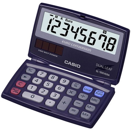 calculatrice Casio clapet conversion euro