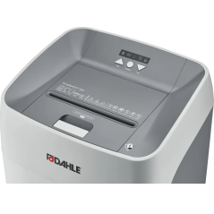 Destructeur de documents automatique Dahle ShredMATIC 300, Micro-Cut P-5, alimentation automatique 300 feuilles, manuel 11 feuil