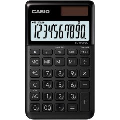 Calculatrice Casio noire écran large