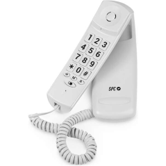 Téléphone Fixe SPC Original Lite 2 - sans Piles - sans Connexion à la Lumière - Indicateur Lumineux - 10 Mémoires Indirectes - C