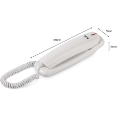 Téléphone Fixe SPC Original Lite 2 - sans Piles - sans Connexion à la Lumière - Indicateur Lumineux - 10 Mémoires Indirectes - C