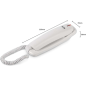 Téléphone Fixe SPC Original Lite 2 - sans Piles - sans Connexion à la Lumière - Indicateur Lumineux - 10 Mémoires Indirectes - C