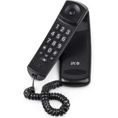 Téléphone Fixe SPC Original Lite 2 - sans Piles - sans Connexion à la Lumière - Indicateur Lumineux - 10 Mémoires Indirectes - C
