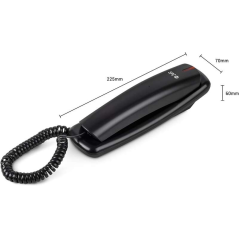 Téléphone Fixe SPC Original Lite 2 - sans Piles - sans Connexion à la Lumière - Indicateur Lumineux - 10 Mémoires Indirectes - C