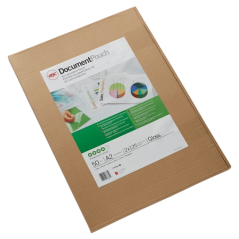 GBC Pochettes de Plastification Autocollantes A2 2x125 Microns Brillant (50) Transparent