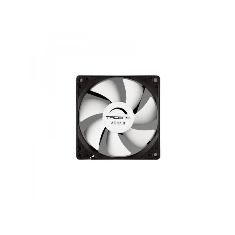 Ventilateur ultra-silencieux Tacens Aura II - Roulement Fluxus II - Pales aérodynamiques - Vis anti-vibrations - Bruit 12 dB(A)