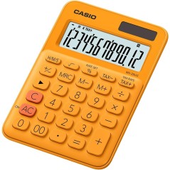 calculatrice Casio orange écran LCD