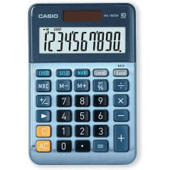 Casio MS-100EM calculatrice de bureau 10 chiffres solaire et pile