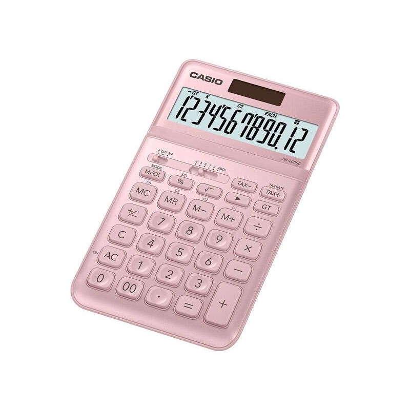Calculatrice de bureau Casio JW-200SC 12 chiffres solaire