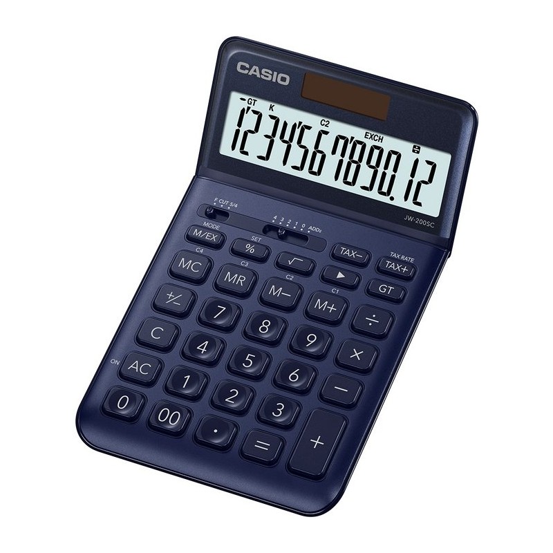 Calculatrice de bureau Casio JW-200SC 12 chiffres solaire