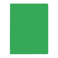 Elba Gio Lot de 50 sous-dossiers en carton 230 g/m² - Format A4 - Fermeture à glissière - Vert foncé