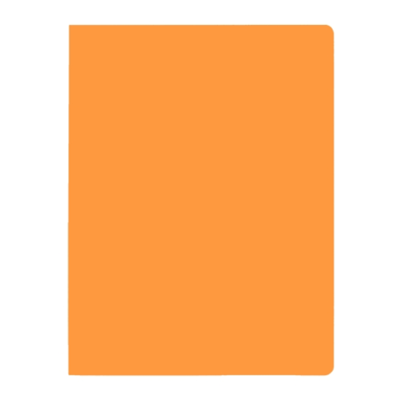Elba Gio Lot de 50 sous-dossiers en carton 230 g/m² - Format A4 - Fermeture à glissière - Couleur orange intense