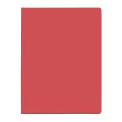 Elba Gio Lot de 50 sous-dossiers en carton 230 g/m² - Format A4 - Fermeture à glissière - Rouge intense