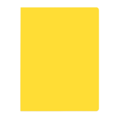 Elba Gio Lot de 50 sous-dossiers en carton 230 g/m² - Format folio - Encoche pour fermeture éclair - Jaune vif