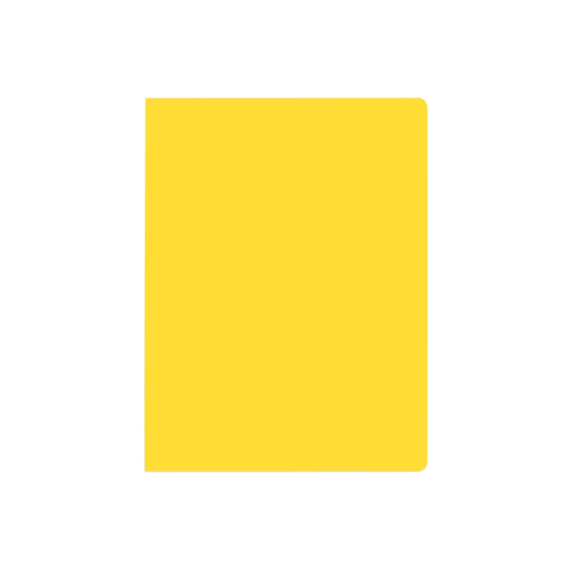 Elba Gio Lot de 50 sous-dossiers en carton 230 g/m² - Format folio - Encoche pour fermeture éclair - Jaune vif