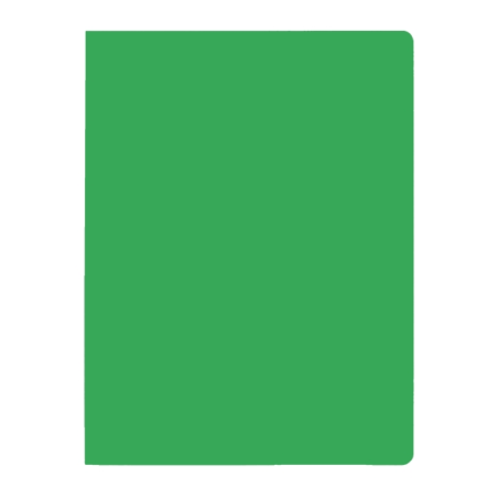 Elba Gio Lot de 50 sous-dossiers en carton 230 g/m² - Format folio - Encoche pour fermeture éclair - Vert intense