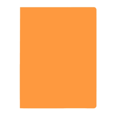 Elba Gio Lot de 50 sous-dossiers en carton 230 g/m² - Format folio - Encoche pour fermeture - Couleur orange intense