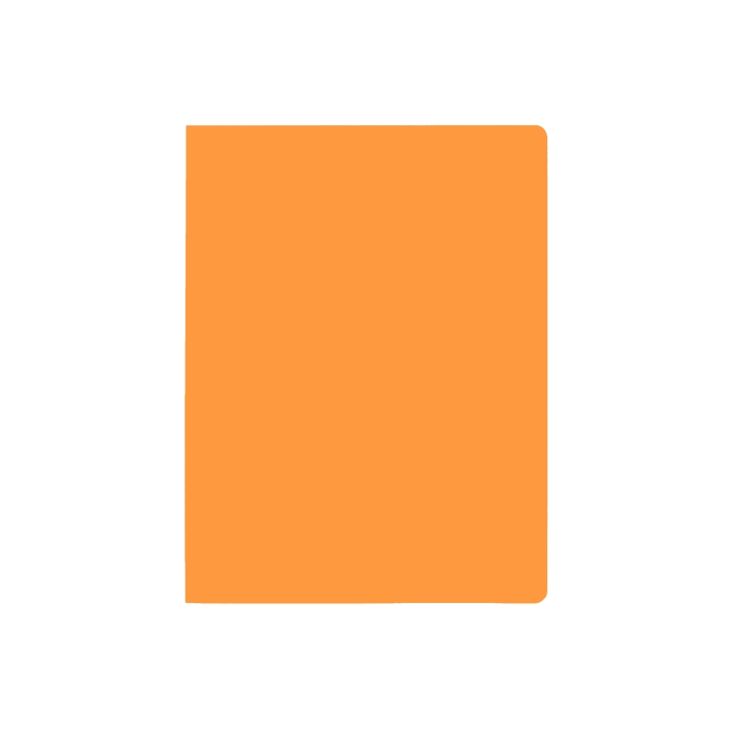 Elba Gio Lot de 50 sous-dossiers en carton 230 g/m² - Format folio - Encoche pour fermeture - Couleur orange intense