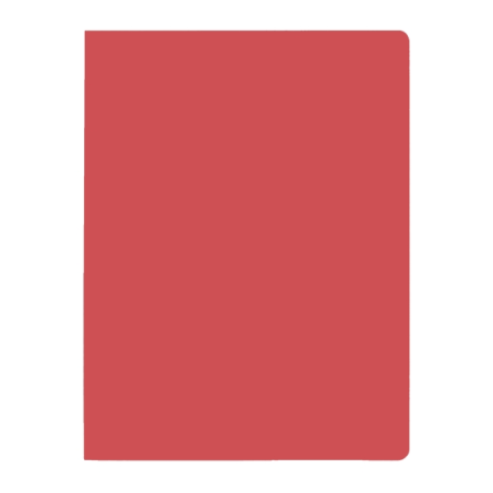 Elba Gio Lot de 50 sous-dossiers en carton 230 g/m² - Format folio - Encoche pour fermeture éclair - Rouge intense