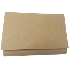 LOT de 25 Chemise à rabat bicolore Gio By Elba Kraft avec pochette et rabat - Carton résistant 240 g/m² - Pochette et rabat pour