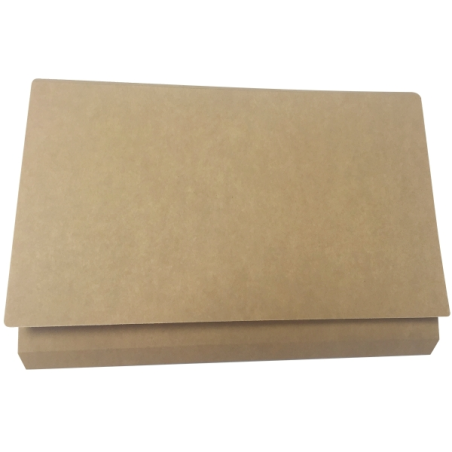 LOT de 25 Chemise à rabat bicolore Gio By Elba Kraft avec pochette et rabat - Carton résistant 240 g/m² - Pochette et rabat pour