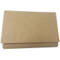 LOT de 25 Chemise à rabat bicolore Gio By Elba Kraft avec pochette et rabat - Carton résistant 240 g/m² - Pochette et rabat pour