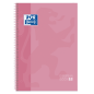 LOT de 5 Oxford School Classic A4+ Europeanbook - Couverture extra rigide - 80 feuilles - Rose bubblegum
