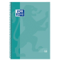 LOT de 5 Oxford School Classic A4+ Europeanbook - Couverture Extra Rigide - 80 Feuilles - Couleur Menthe Glacée