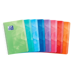 LOT de 10 Index alphabétique Oxford Lagoon avec couverture plastique spirale - Organisez facilement vos documents - Couverture p