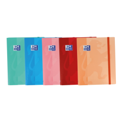 LOT de 10 Chemise Oxford Classic A4+ en caoutchouc - Couverture extra rigide - 3 rabats - Dos 20 mm - Couleurs assorties