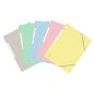 LOT de 10 Chemise Oxford Top File+ Caoutchouc 3 Rabats - Couleurs Pastel - Résistante et Durable - Idéale pour Organiser des Doc