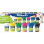 Pelikan Lot de 6 détrempes scolaires – Flacons de 25 ml – Facile à mélanger – Idéal pour les projets scolaires