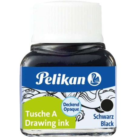 Pelikan China Ink 523 10ml N.17 - Encre de haute qualité - Résistante à l'eau - Idéale pour le dessin et la calligraphie - Coule