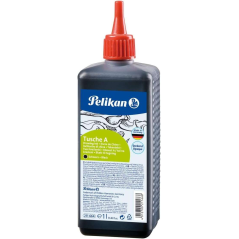 Encre de Chine Pelikan 523 - 1 Litre - Idéale pour le Dessin et la Calligraphie - Résistante à l'Eau - Séchage Rapide - Couleur