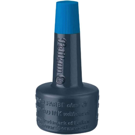 Encre de scellement sans huile Pelikan - 28 ml - Séchage rapide - Résistante à l'eau - Couleur bleu intense