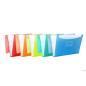 LOT de 10 Oxford Urban A4+ Classeur 8 positions – Couverture en plastique translucide – Idéal pour organiser les documents – Cou