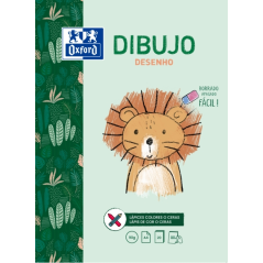 LOT de 5 Oxford Dessin/Loisirs Enfant - Bloc A4 Collé - Couverture Souple/Dos Rigide - 20 Feuilles 90gr