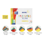 Oxford Crafts Bloc collé Papiers assortis A4+ – Couverture souple – 42 feuilles – Idéal pour les projets créatifs