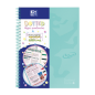 LOT de 5 Oxford School Touch Europeanbook Dotbook A4+ - Couverture Extra Rigide - Points 5x5 - 80 Feuilles