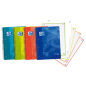 LOT de 5 Oxford School Lagoon W&E A4+ Europeanbook - Couverture plastique - 80 feuilles - Intercalaire amovible - Écrire et effa