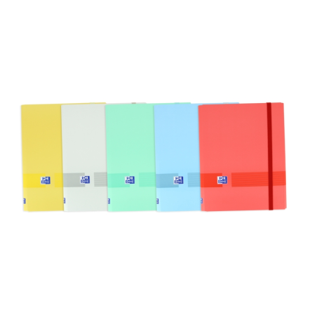 LOT de 10 Oxford & You Classeur A4+ en Caoutchouc 3 Rabats - Couverture Extra Rigide Résistante - Dos 20 mm - Idéal pour Organis